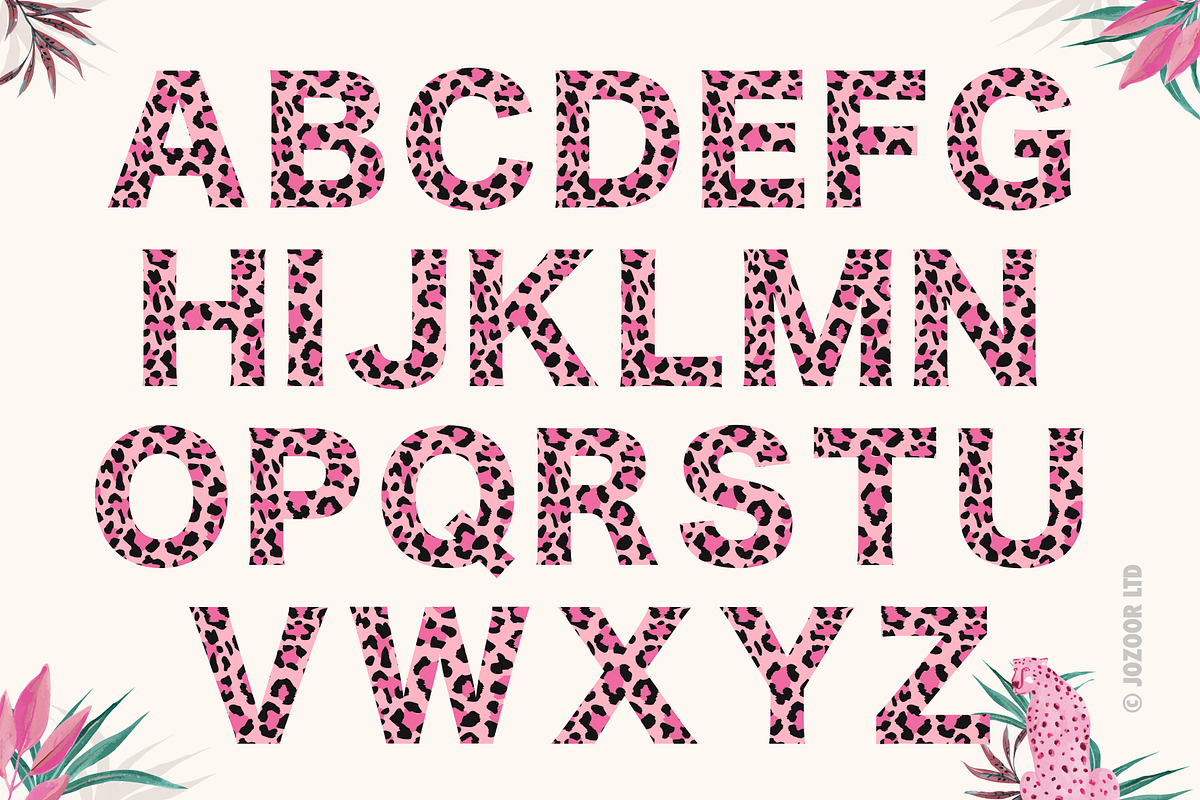 Leopard Font, a Font by Jozoor (Photo 3 of 4)