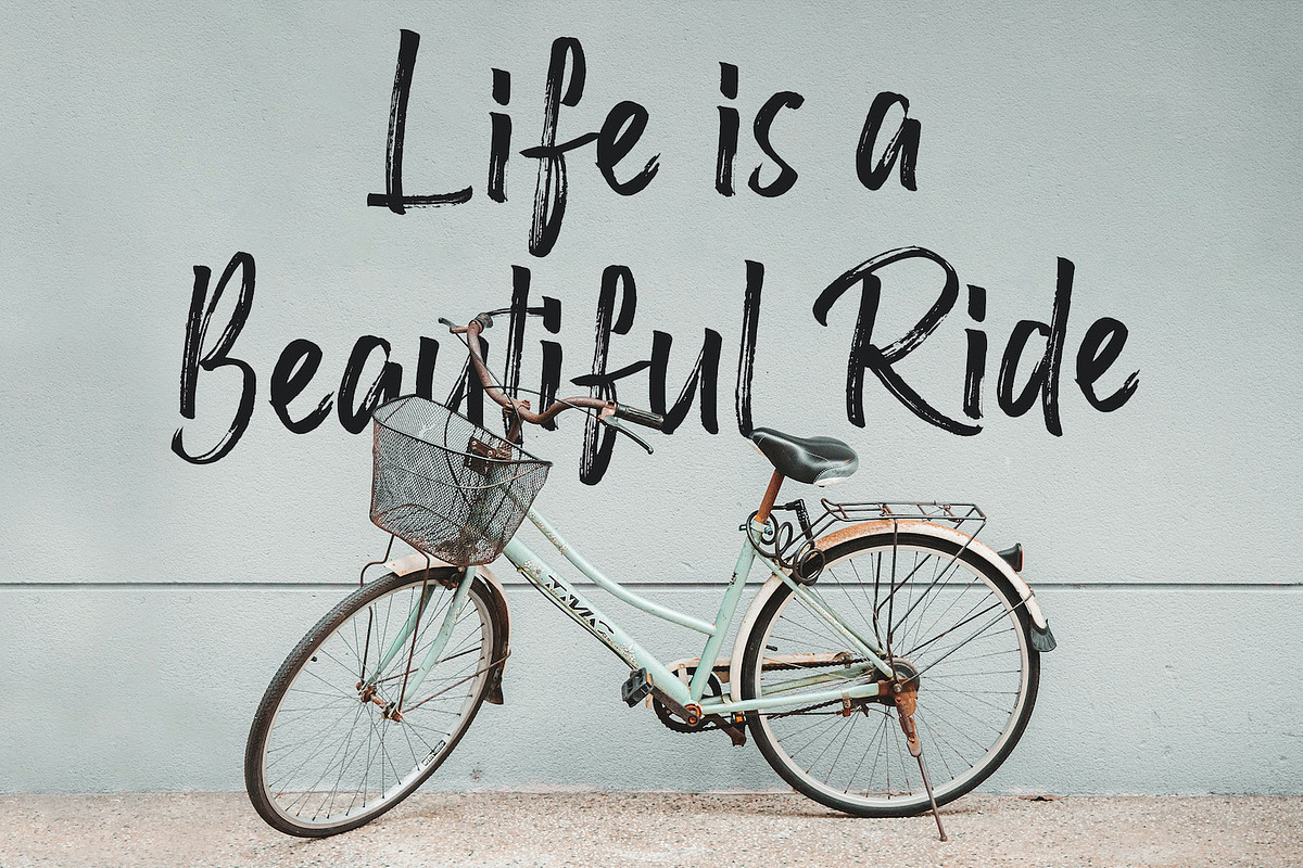 Raffles Bryant - Textured Brush Font, a Handwritten Font by StringLabs (Photo 7 of 12)