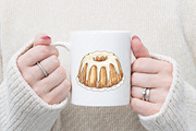 Neutral Baking Clipart, an Illustration by Watercolor design (Thumbnail 6 of 13)