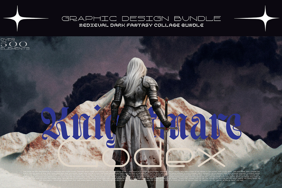 500+ Knightmare Codex - Bundle, an Object Graphic by Lilithcollageart (Photo 10 of 12)
