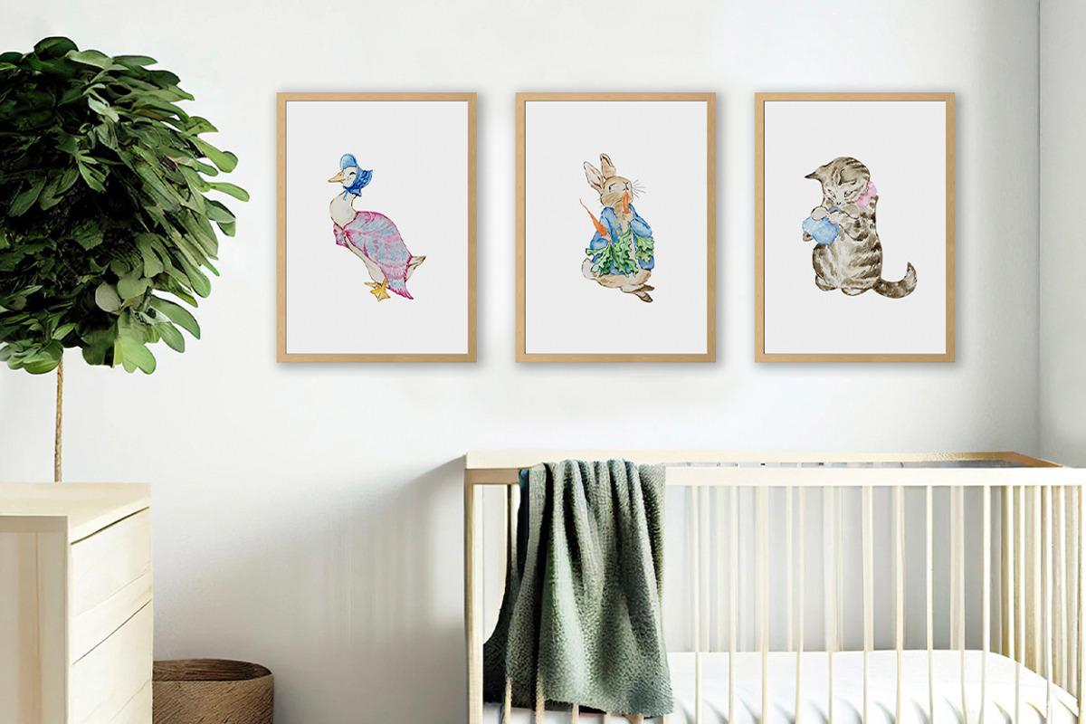 Watercolor Peter Rabbit Clipart, an Animal Illustration by SvetaArtStore (Photo 2 of 15)