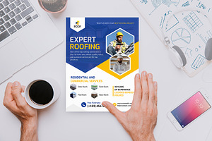 Roofing Flyer Template