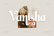 Vanisha - Modern Serif Display, a Serif Font by Koplexs Studio (Thumbnail 1 of 11)
