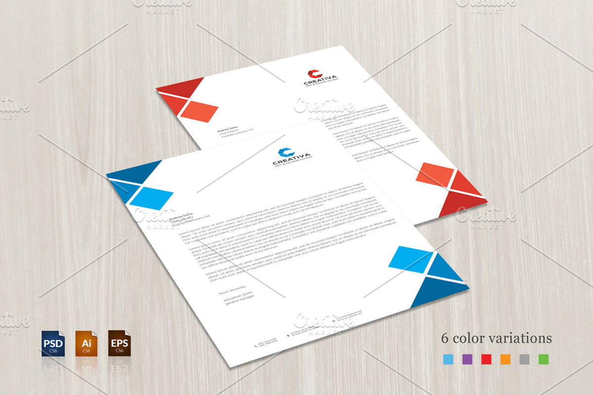 Letterhead, a Stationery Template by BettyDesign (Photo 1 of 7)