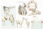 White Wedding Animals & Flowers, an Animal Illustration by Cat In Colour (Thumbnail 6 of 12)