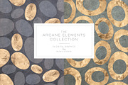 36 Arcane Elements Clipart Pack, a Pattern Graphic by Blixa 6 Studios (Thumbnail 1 of 7)