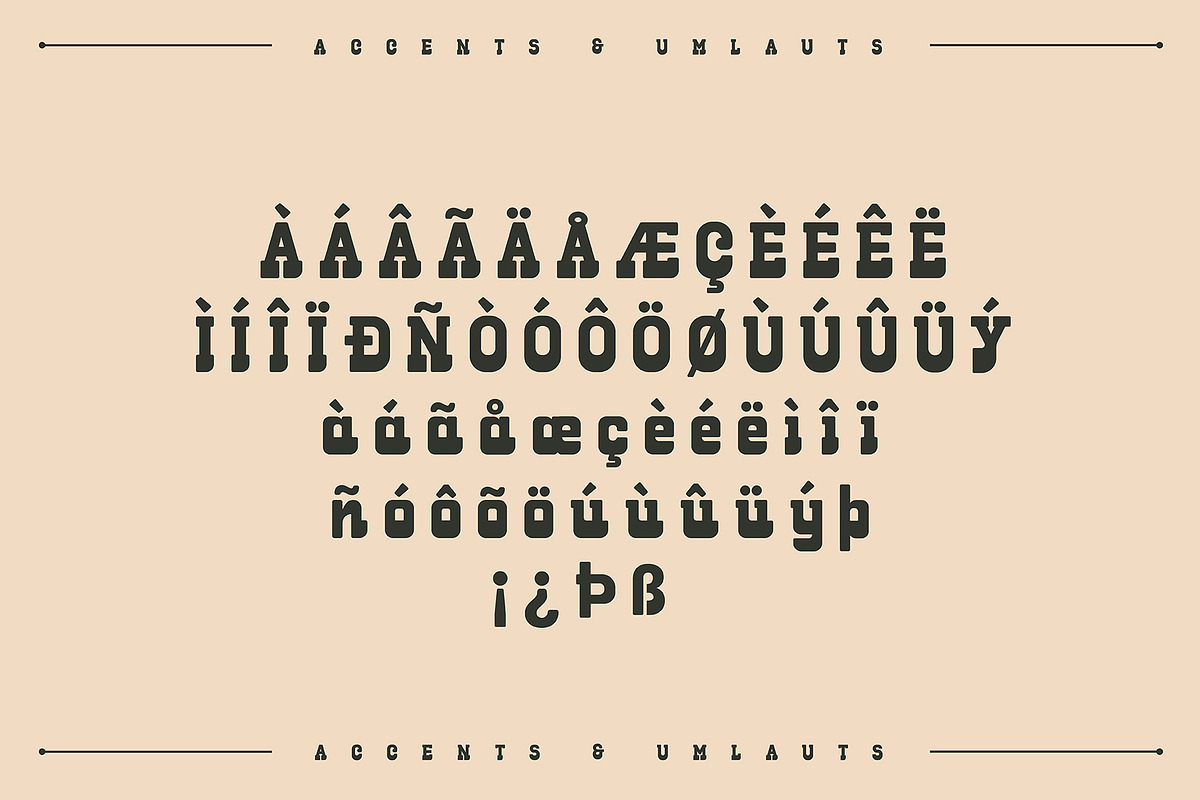 Yermo - A Laid Back Geo-Slab Font preview 6