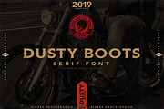DUSTY BOOTS - Serif font, a Serif Font by Artistic & Unique (Thumbnail 2 of 8)