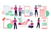 30 Loan Operation Illustration, an Illustration by Vector Portal (Thumbnail 6 of 7)