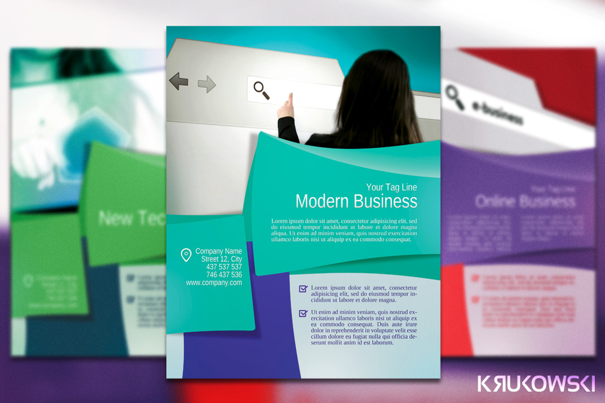 Business Flyer / Poster, a Flyer Template by Krukowski Graphics (Photo 1 of 2)