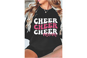 Cheer Mom T-Shirt Design SVG PNG, an Object Graphic by EllaMaiyaali (Thumbnail 2 of 7)