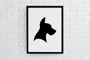 Dog Silhouette SVG, an Animal Illustration by newminddesign (Thumbnail 2 of 3)