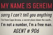 CA Geheimagent, a Sans Serif Font by Cape Arcona Type Foundry (Thumbnail 3 of 4)