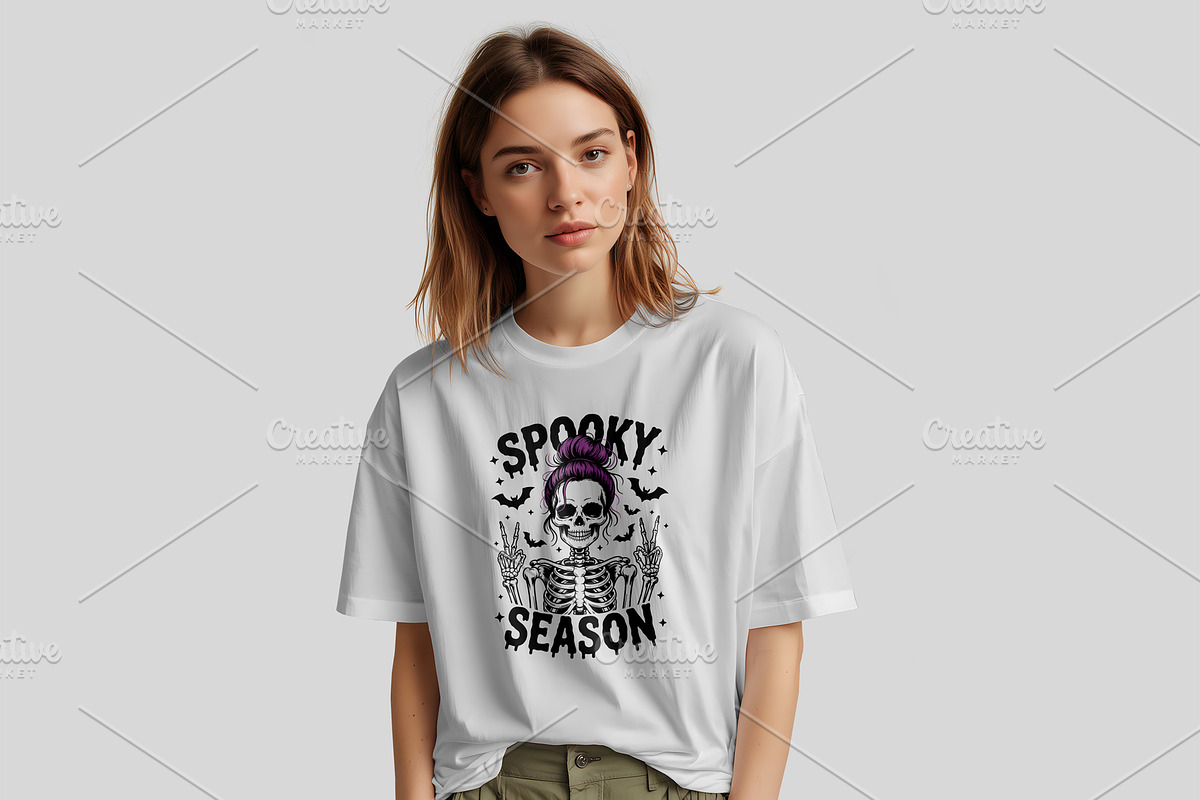 50 Halloween T-Shirt Design Bundle, a Seasonal Illustration by brandingpro (Photo 2 of 5)