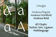 ED Amakusa - Modern Display Font, a Sans Serif Font by Emyself Design (Thumbnail 2 of 12)