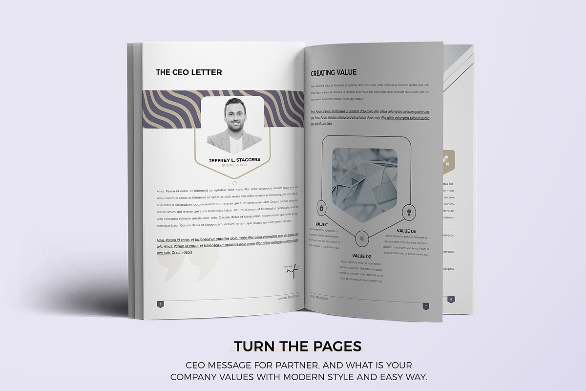 Annual Report, Canva | Docx | PPT, a Brochure Template by Template Zone (Photo 5 of 13)