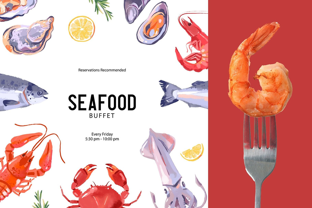 Sea Battle Gouache Illustrations, a Food Illustration by Elena Pimonova (Photo 6 of 10)