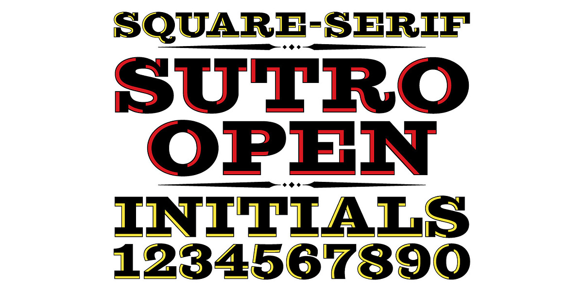 Sutro, a Slab Serif Font by Parkinson Type Design (Photo 2 of 4)