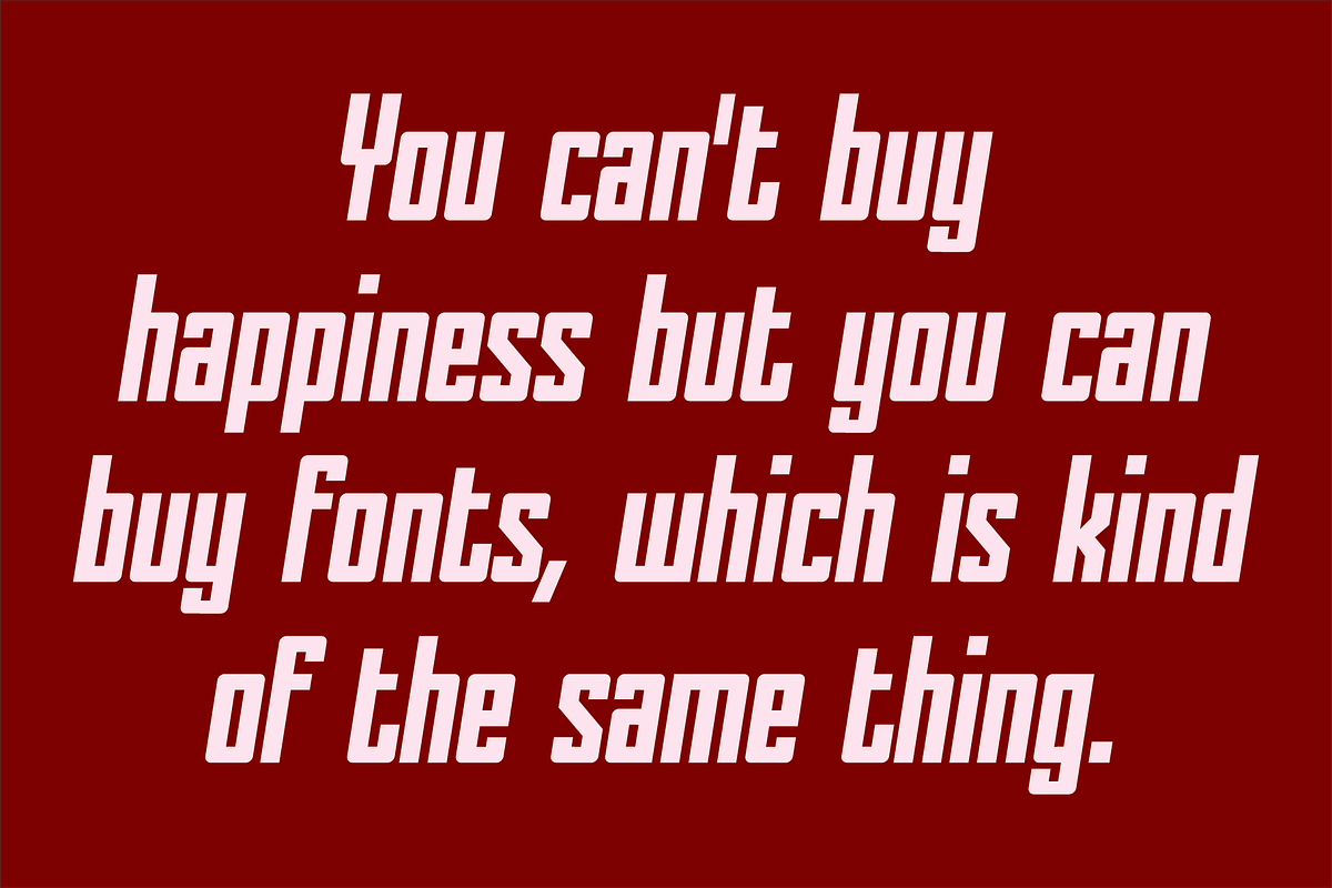 Rigide Medium Oblique - Sans Serif, a Font by GG Design (Photo 8 of 10)