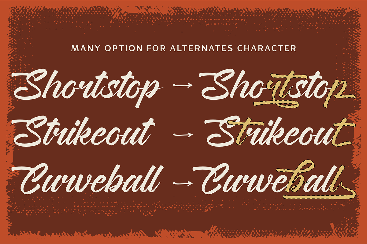 Rayhan Script Bold Handwritten Font, a Script Font by Namela Studio (Photo 8 of 10)
