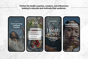 100 Health Coach Instagram Reels, a Social Media Template by DigiPax (Thumbnail 5 of 10)