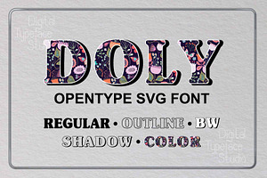 Doly - Opentype SVG font