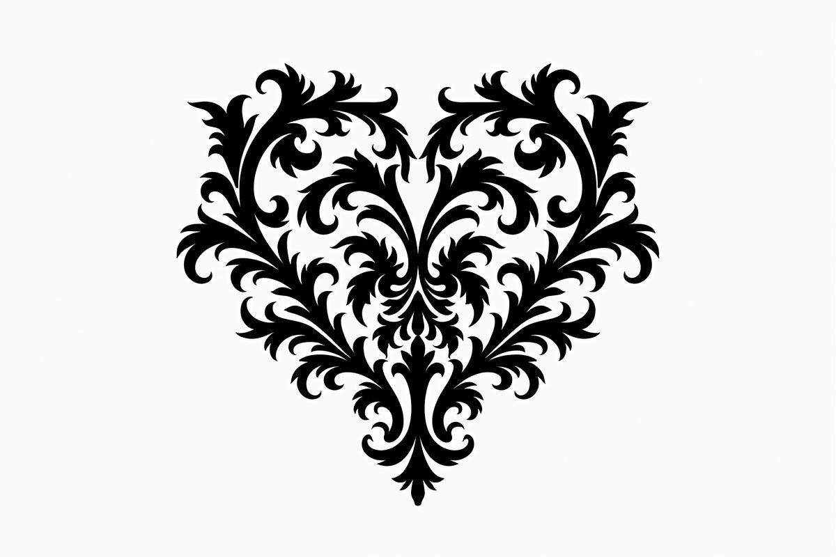 Vintage Heart Vector Design, an Illustration by Creativeshirt (Photo 10 of 21)