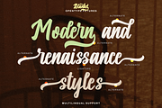 Blanket - Vintage Font, a Handwritten Font by Mozatype (Thumbnail 10 of 10)