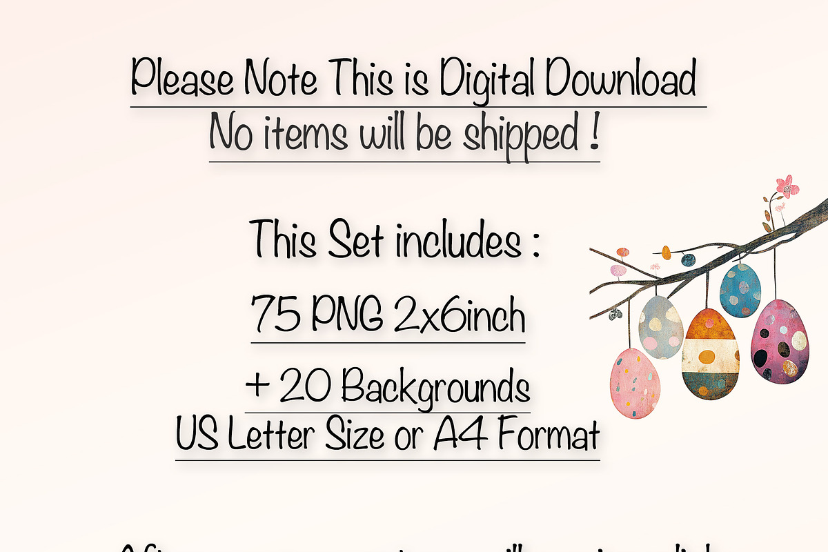 Whimsical Easter Clipart Bundle, a Decorative Illustration by Fusion Dream (Photo 9 of 10)