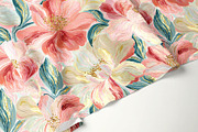 Blush Magnolia Pattern, a Pattern Graphic by saskaratype (Thumbnail 2 of 5)