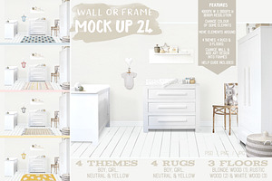 Kids Room Wall/Frame Mock Up 24