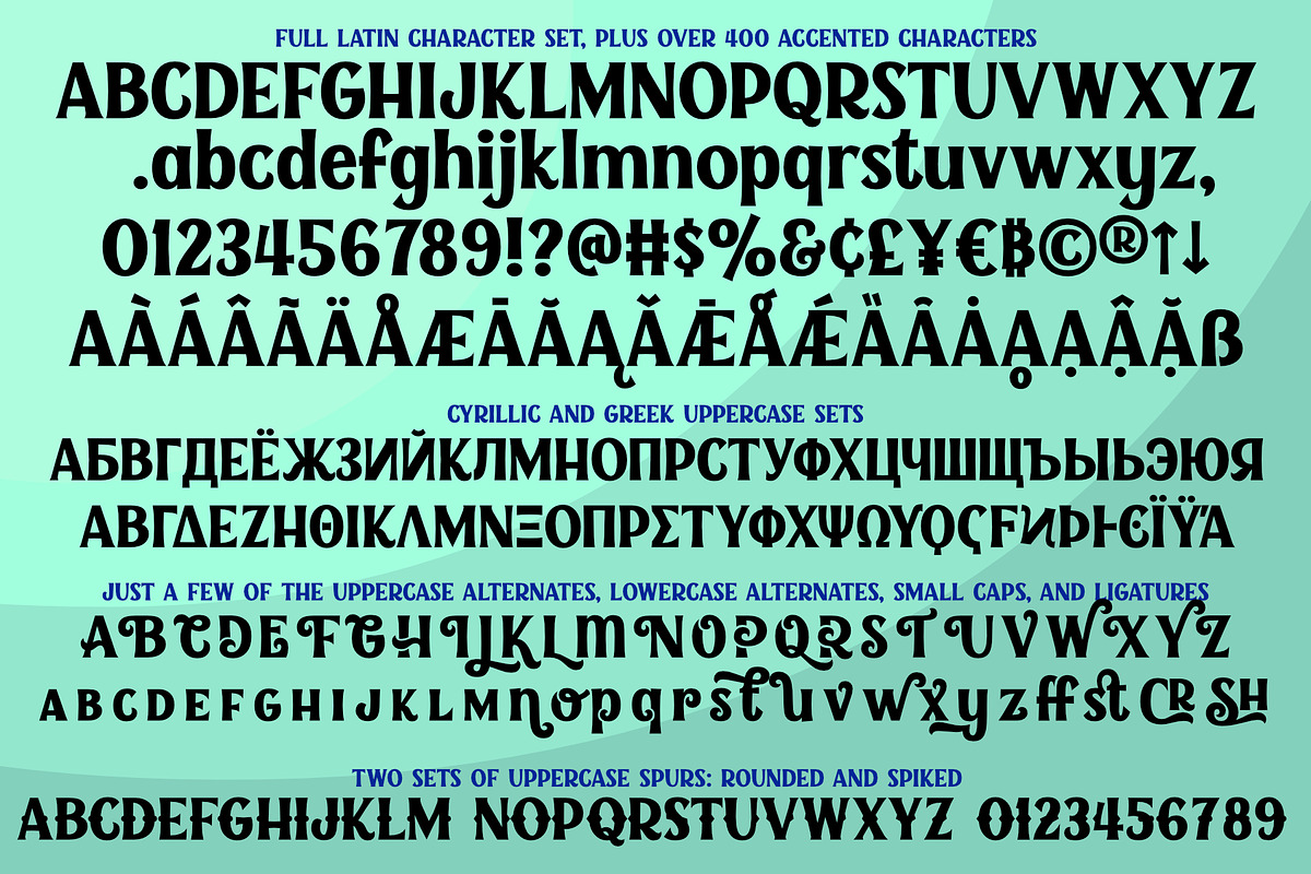 Witch Hazel: a flared serif font!, a Serif Font by Missy Meyer (Photo 9 of 9)