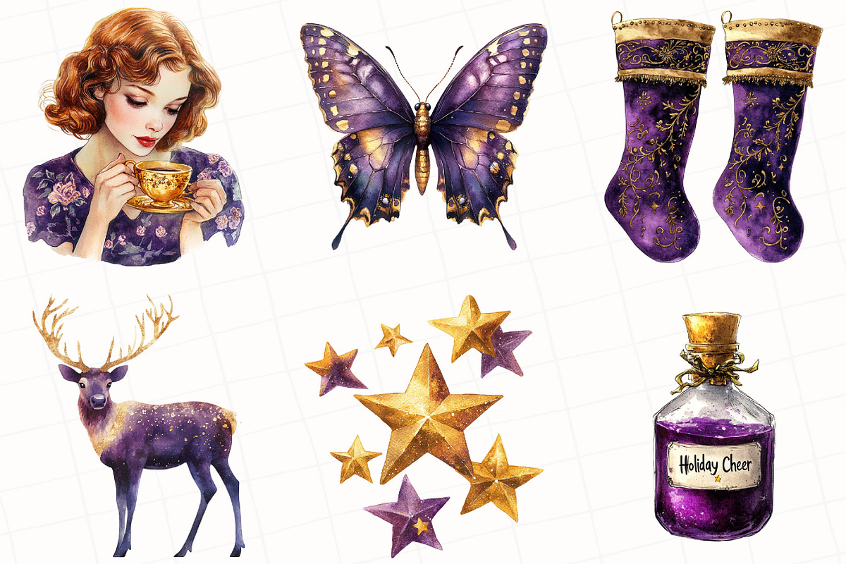Christmas Sublimation PNG Clipart, an Illustration by OK Design (Photo 4 of 5)