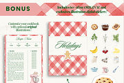 Printable family cookbook template, a Social Media Template by PixelBloomClub (Thumbnail 5 of 8)