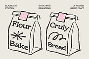 Roghen a Rough Serif Font, a Serif Font by Blankids Studio (Thumbnail 9 of 12)