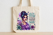 Good Energy is Contagious Boho Girl, a Seasonal Illustration by CraftArtStudio (Thumbnail 2 of 4)