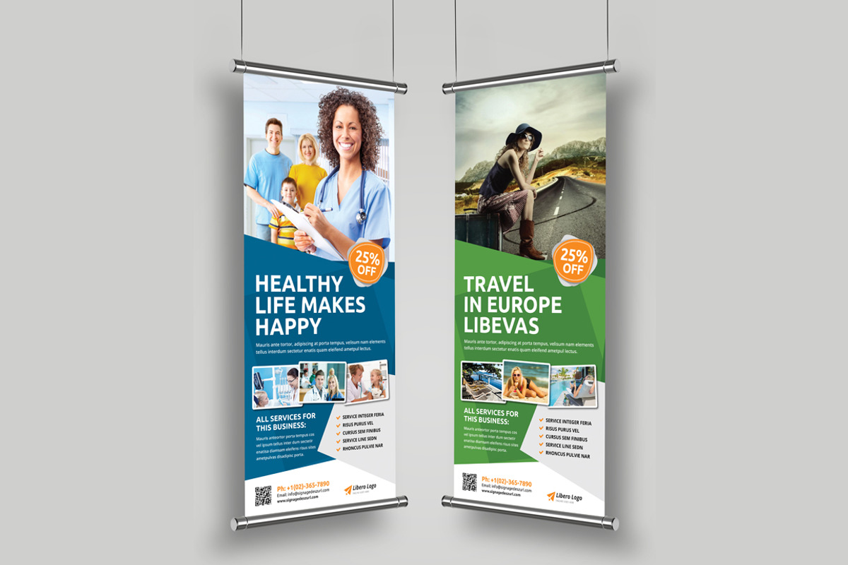 Roll up Banner Signage v1, a Flyer Template by Miyaji75 (Photo 4 of 6)