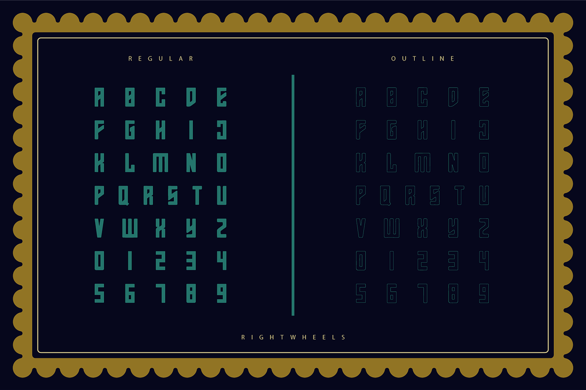 NEWSSTAMP - Retro Display Font, a Font by Rightwheels (Photo 2 of 9)