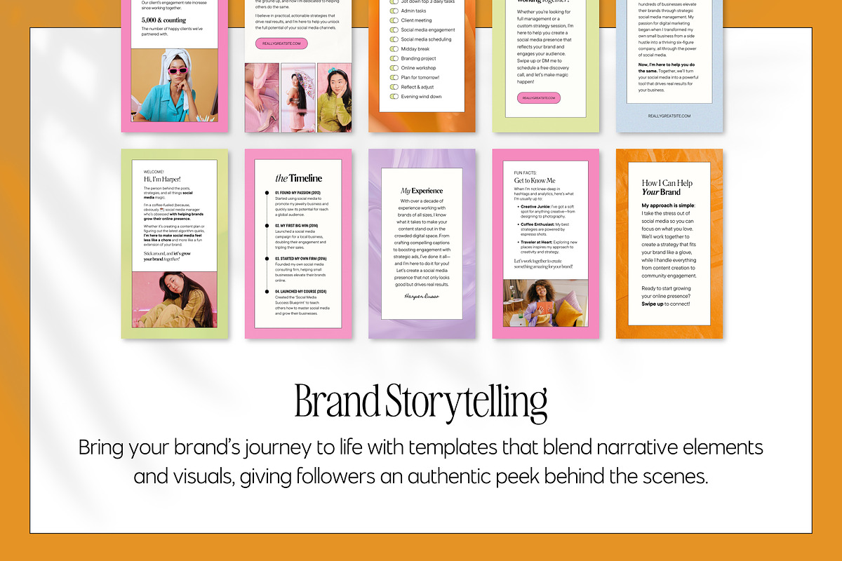Instagram Story Templates Canva, a Social Media Template by Fallon Gerst (Photo 5 of 27)
