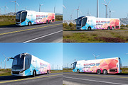 Animated Bus Mock-up, a Product Mockup by GK Creative (Thumbnail 3 of 7)