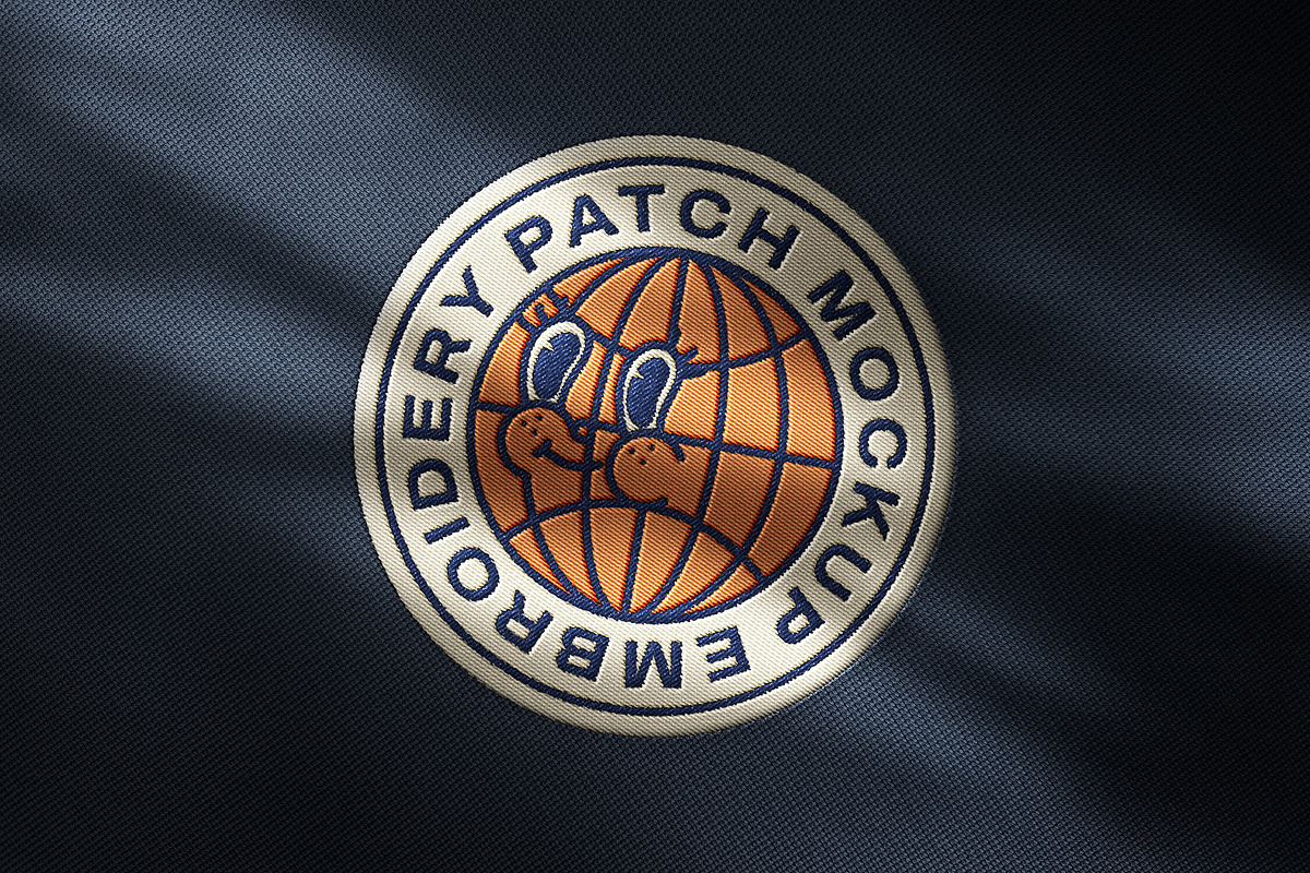 Embroidery Patch Mockup, a Pens & Pencil Mockup by Design Squad (Photo 1 of 4)