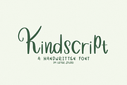Kindscript, a Handwritten Font by Dm Studio (Thumbnail 1 of 9)