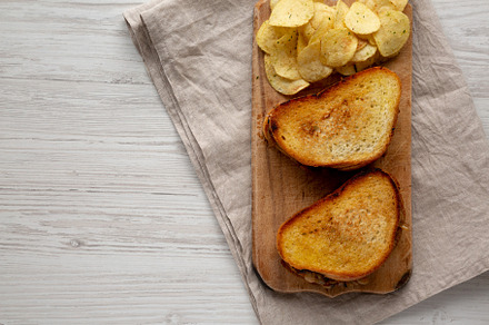 Homemade French Melt Sandwich with Caramelized Onion and Gruyure, a Food & Drink Photo by LiudmylaChuhunova
