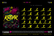 Brutal Rioter Typeface, a Script Font by alit design (Thumbnail 18 of 20)