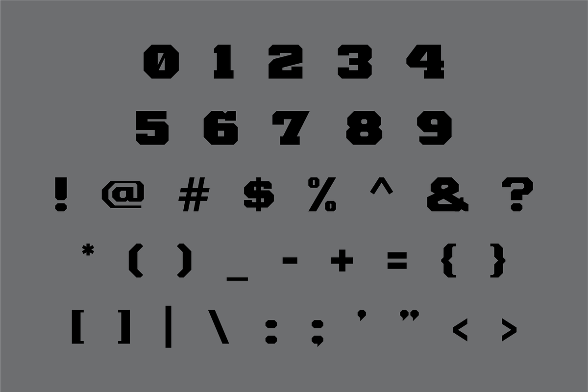 Colossal Sports Font Bundle, a Serif Font by Studio One Four (Photo 13 of 31)