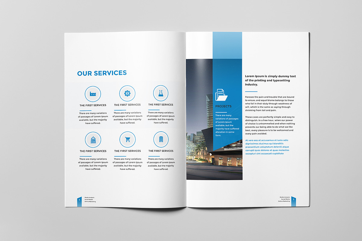 Corporate Business Brochure 16 Pages, a Brochure Template by Pro-Gh (Photo 3 of 8)