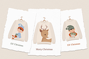 Christmas Elves Part 2 Illustrations, a Decorative Illustration by Irena Art (Thumbnail 4 of 8)