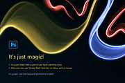 Light Painting Photoshop Brushes, a Brush Add-On by Andrew Skoch Design (Thumbnail 7 of 11)