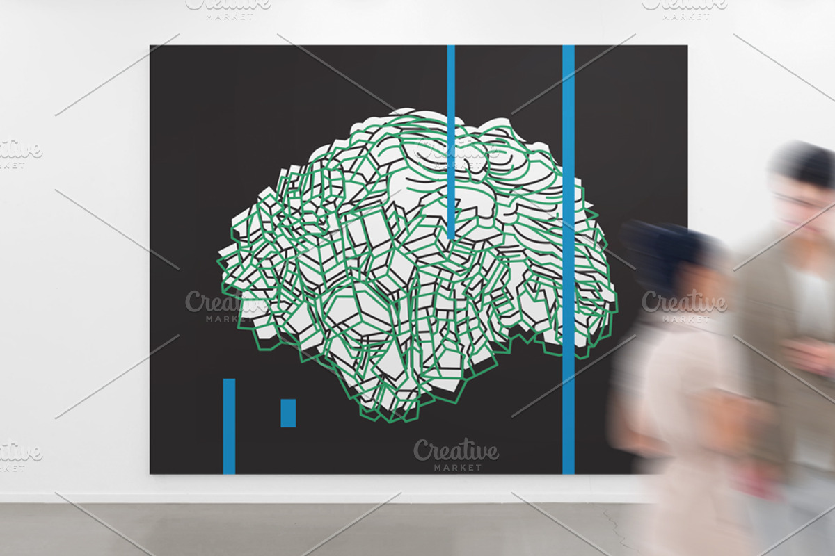 Gallery Exhibition Mockup - 01, a Print Template by Formelier (Photo 5 of 5)