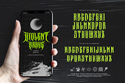 Violent Brave Brutalism Typeface, a Blackletter Font by alit design (Thumbnail 12 of 22)